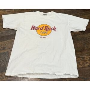 Vintage Hard Rock Cafe Maui Hawaii T-Shirt Size Large